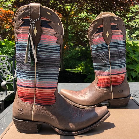 Ariat Shoes - Ariat Womens Circuit Serape Snip Toe Cowgirl Boot